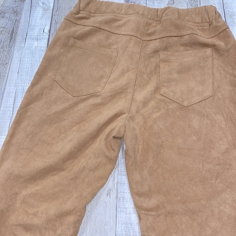 Umgee faux suede zippered ankle pants size medium - Picture 5 of 7